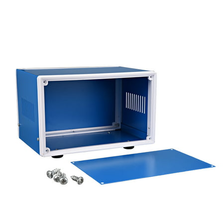 Metal Blue Project Junction Box Enclosure Case 180 x 130 x 110mm Size